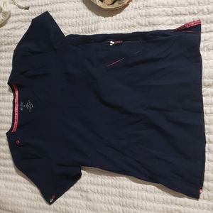 Koi navy blue scrub top